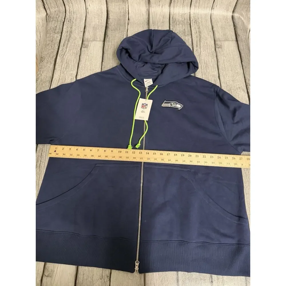 NWT Women’s Nike Seattle Seahawks Phoenix Hoodie Full-Zip Sweatshirt 1X